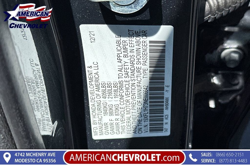 2022 Honda Civic Hatchback EX-L