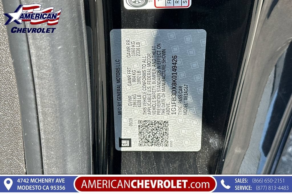 2019 Chevrolet Camaro 1LT
