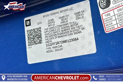 2021 Chevrolet Camaro LT1