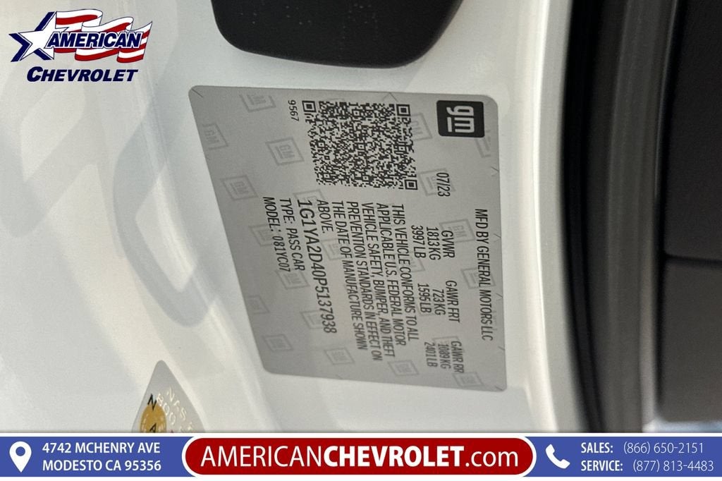 2023 Chevrolet Corvette Stingray 1LT