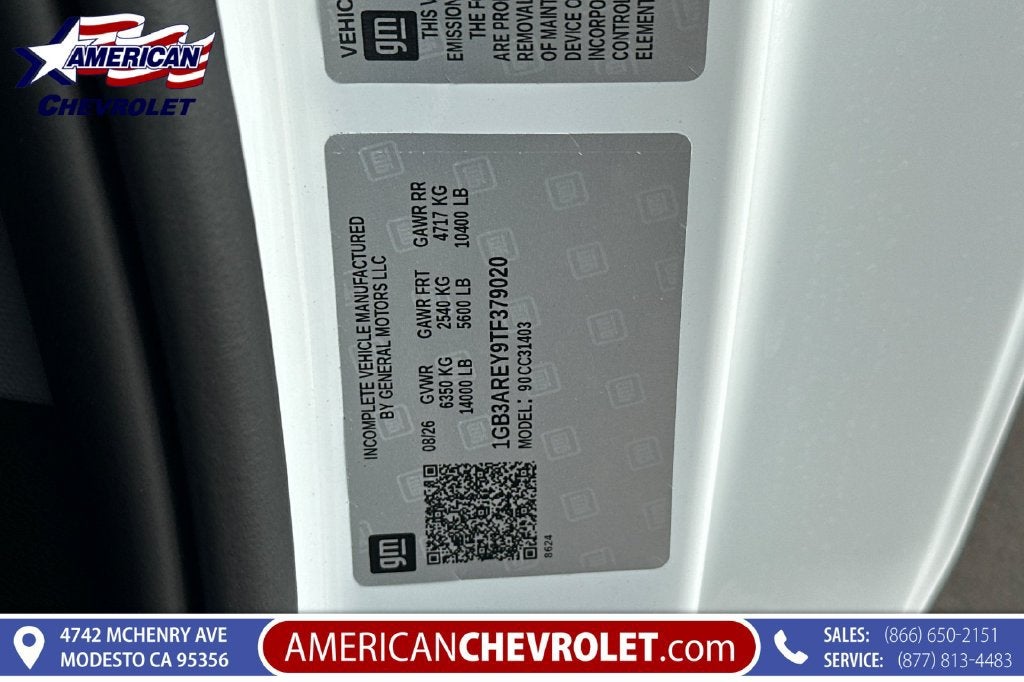 2026 Chevrolet Silverado 3500 HD Chassis Cab Work Truck