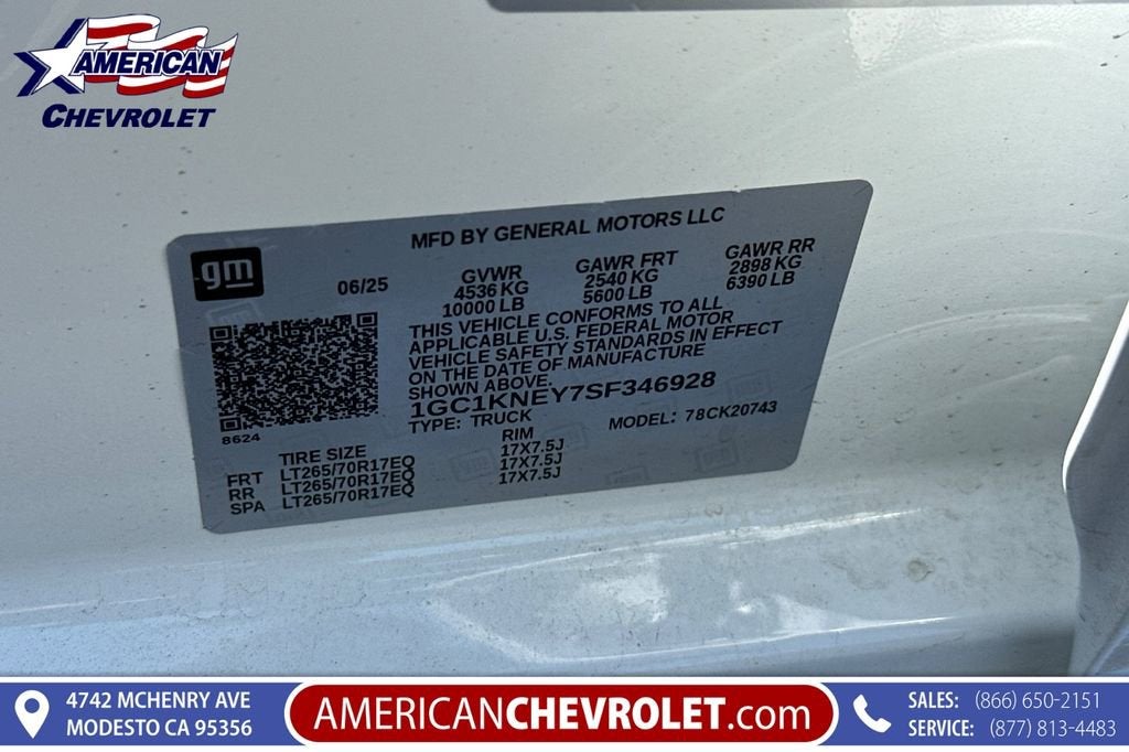 2025 Chevrolet Silverado 2500 HD LT