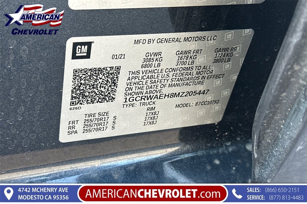 2021 Chevrolet Silverado 1500 WT