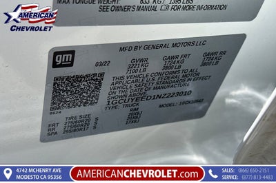 2022 Chevrolet Silverado 1500 LTD RST