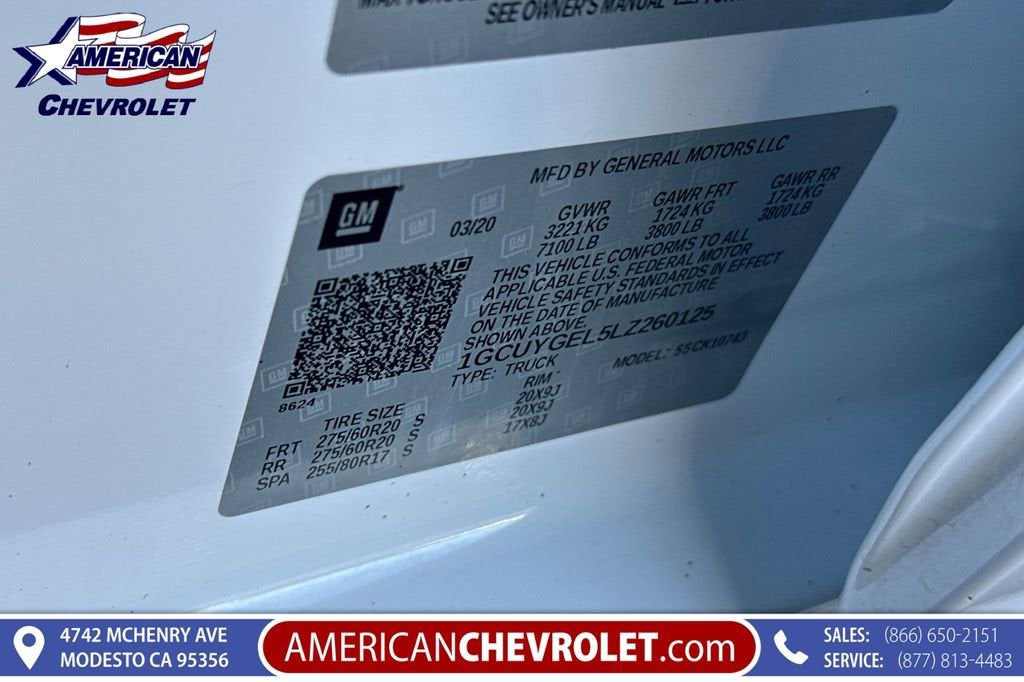 2020 Chevrolet Silverado 1500 LTZ