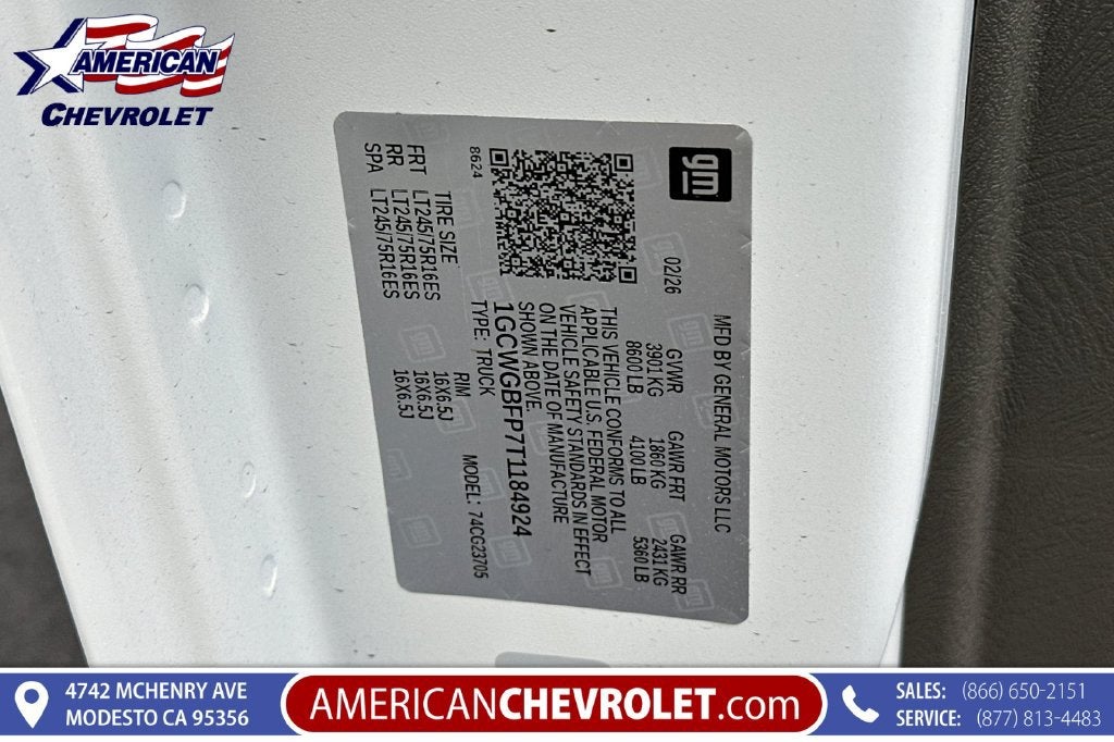 2026 Chevrolet Express Cargo WT