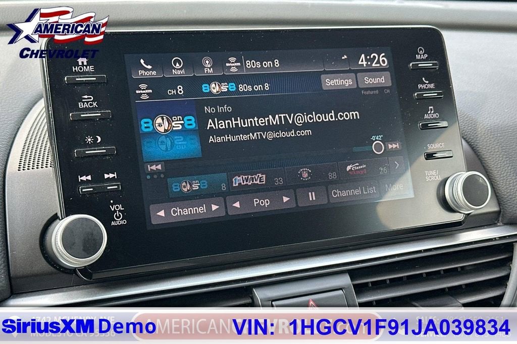 2018 Honda Accord Sedan Touring 1.5T