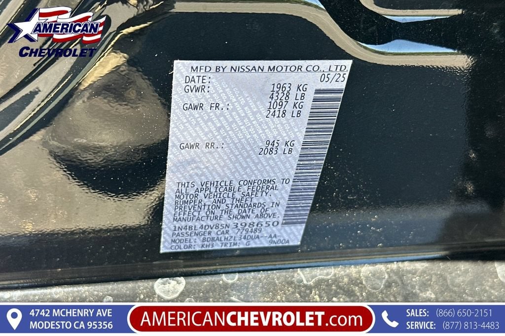 2025 Nissan Altima SV