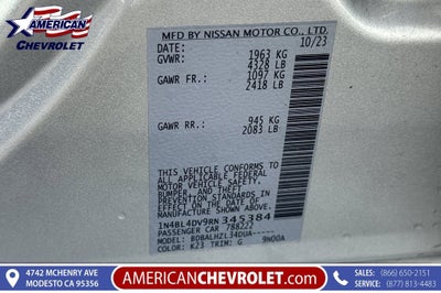 2024 Nissan Altima 2.5 SV