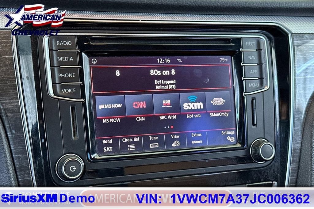 2018 Volkswagen Passat V6 SEL Premium