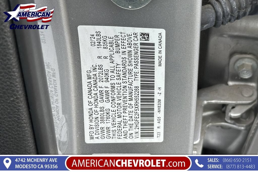 2024 Honda Civic Sedan Sport