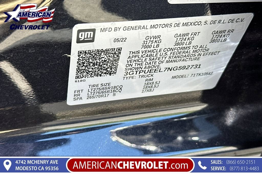2022 GMC Sierra 1500 AT4