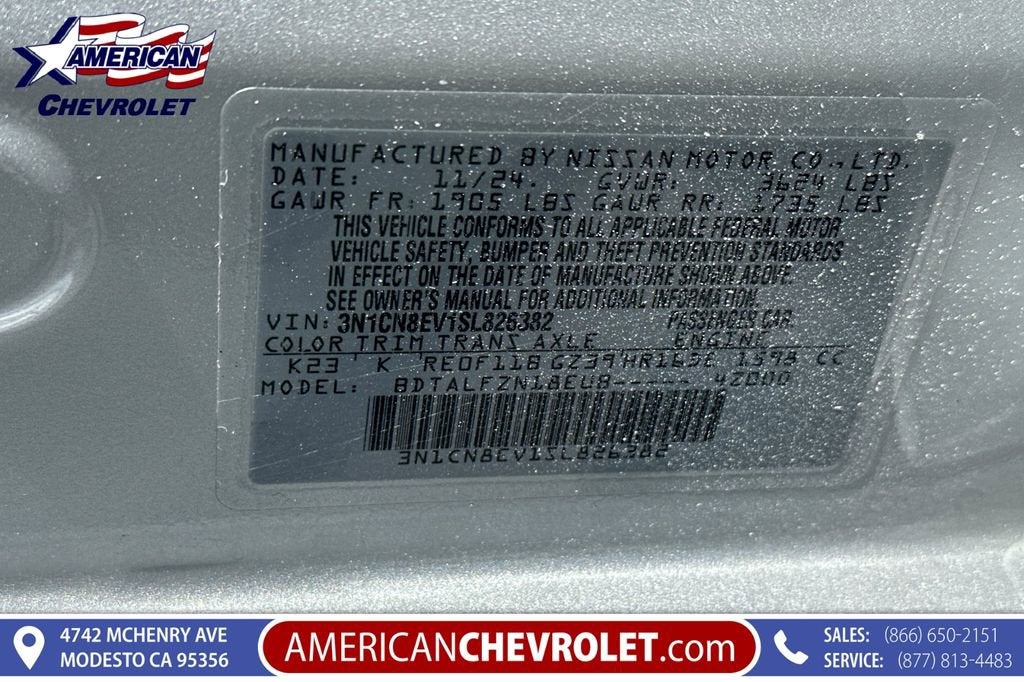 2025 Nissan Versa SV