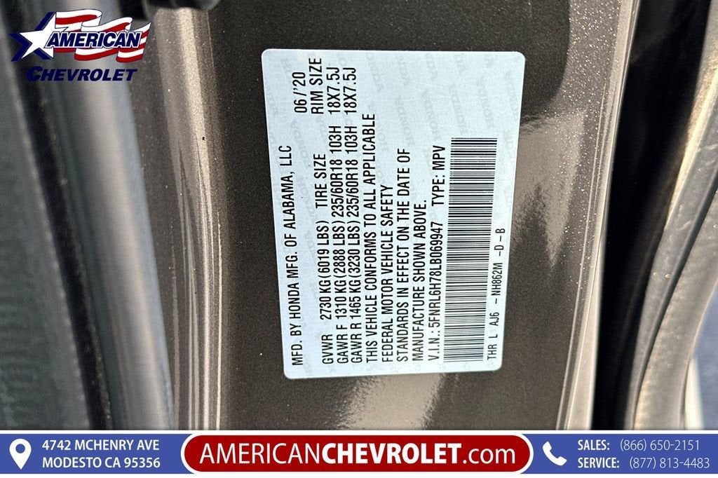 2020 Honda Odyssey EX-L