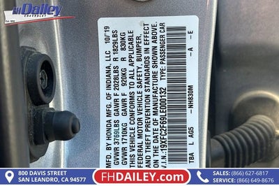 2020 Honda Civic Sedan LX