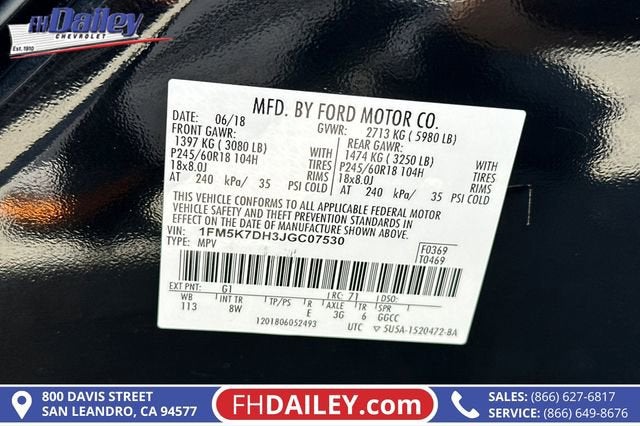2018 Ford Explorer XLT