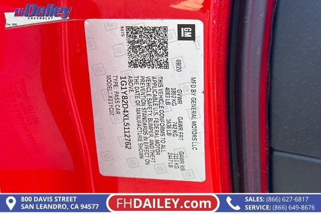 2020 Chevrolet Corvette Stingray 3LT
