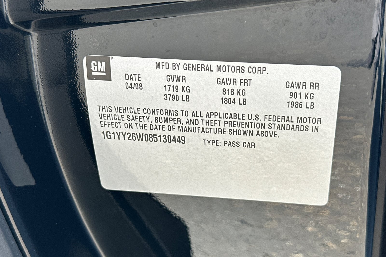 2008 Chevrolet Corvette 2DR CPE