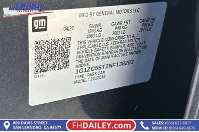 2022 Chevrolet Malibu FL