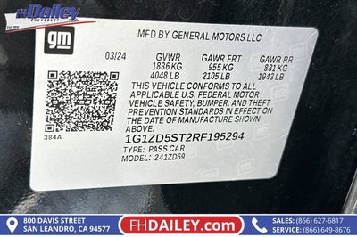 2024 Chevrolet Malibu 1LT