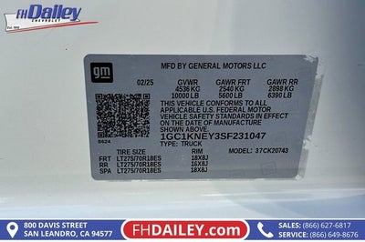 2025 Chevrolet Silverado 2500 HD LT
