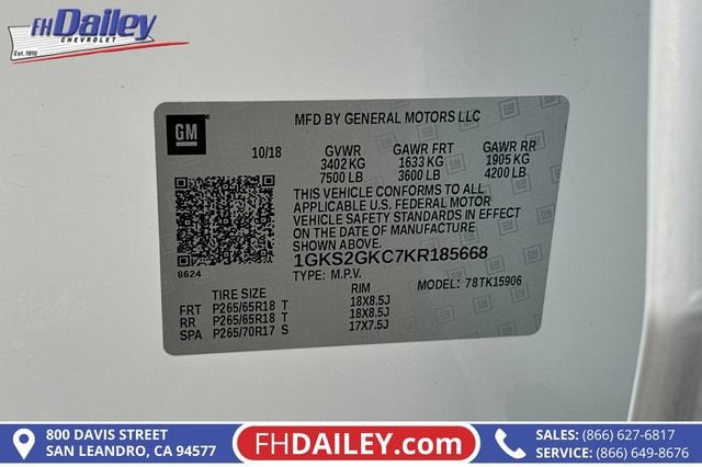 2019 GMC Yukon XL SLT