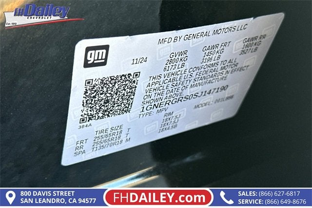 2025 Chevrolet Traverse LT