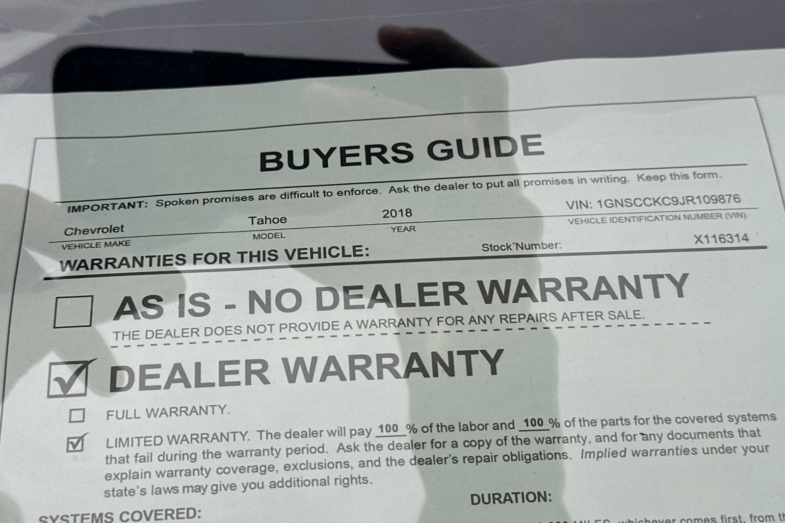 2018 Chevrolet Tahoe Premier