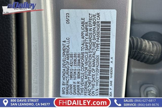 2023 Honda Accord Sedan LX