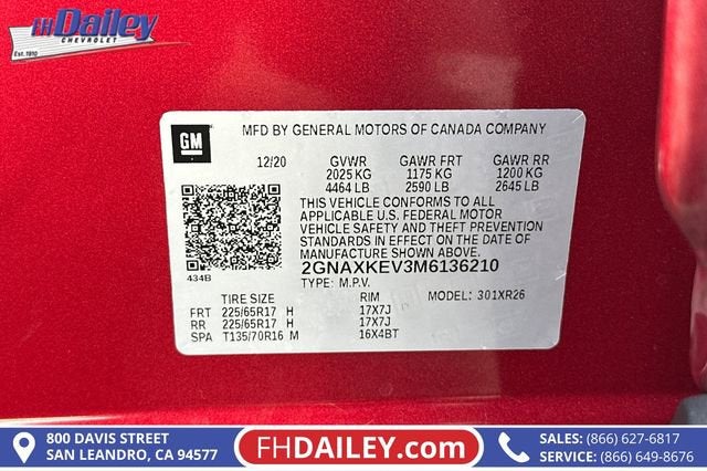 2021 Chevrolet Equinox LT
