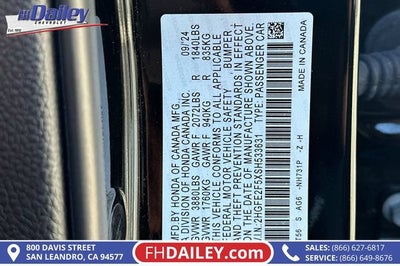 2025 Honda Civic Sedan Sport