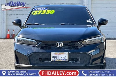 2025 Honda Civic Sedan Sport