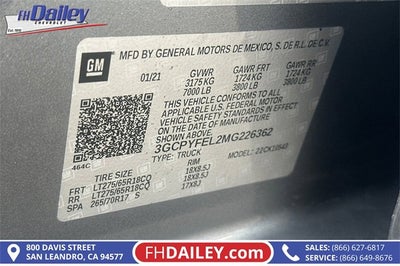 2021 Chevrolet Silverado 1500 LT Trail Boss