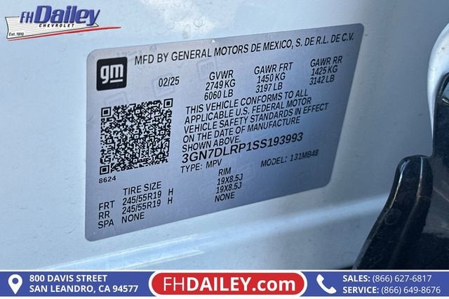 2025 Chevrolet Equinox EV LT