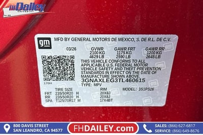 2026 Chevrolet Equinox RS