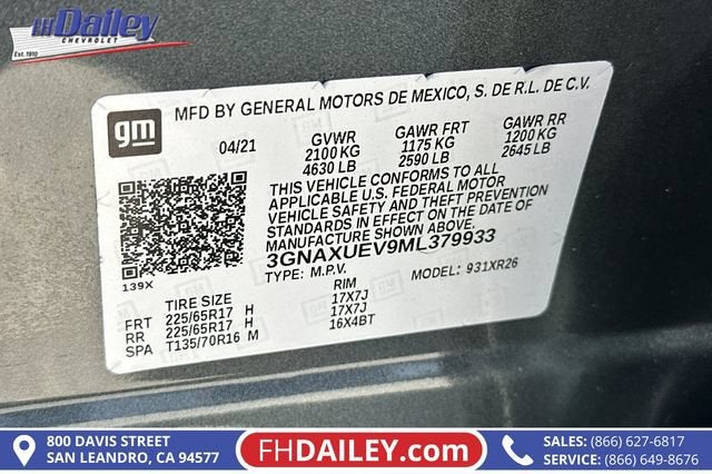 2021 Chevrolet Equinox LT