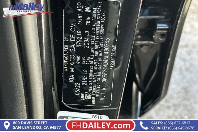 2022 Kia Forte LXS