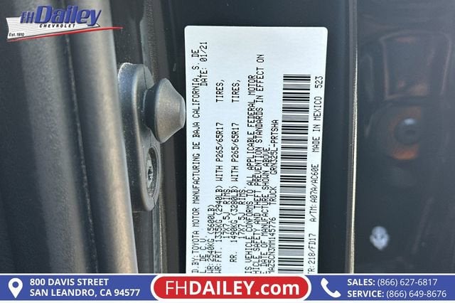 2021 Toyota Tacoma 2WD SR5
