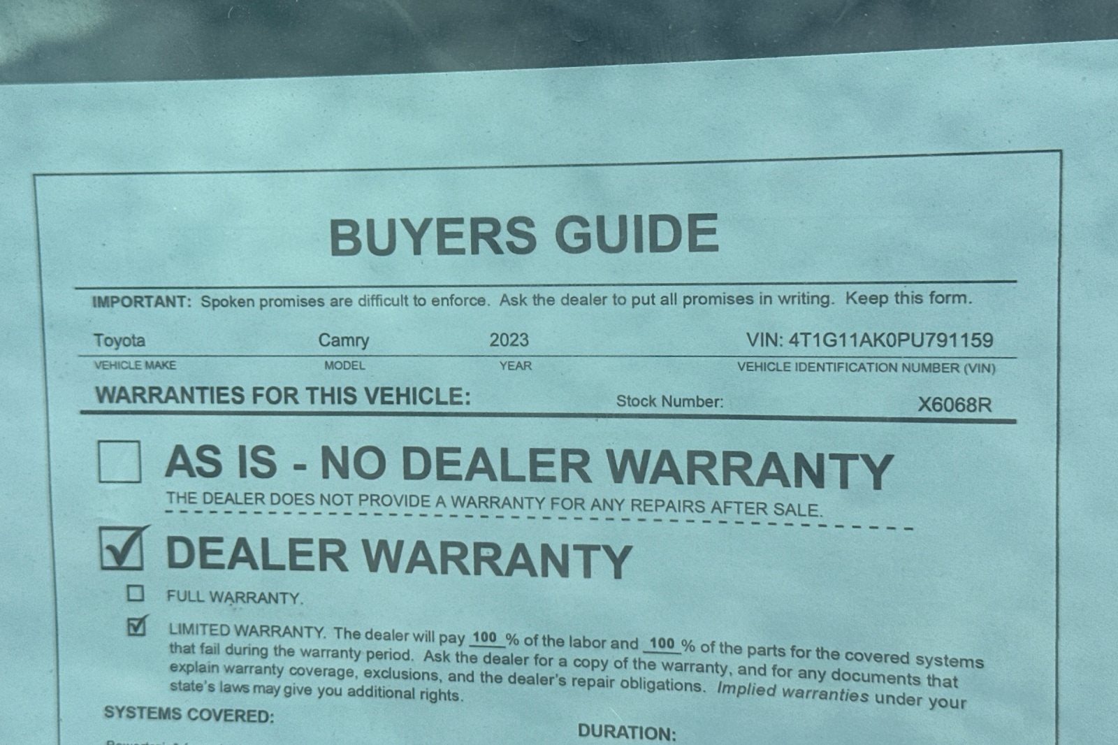 2023 Toyota Camry SE