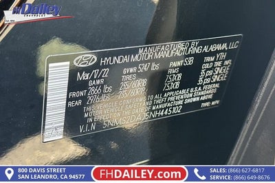 2022 Hyundai Santa Fe SEL