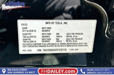 2026 Tesla Model Y Long Range Launch Series