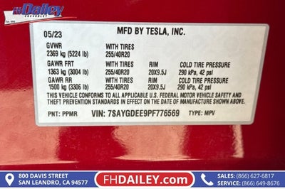 2023 Tesla Model Y Long Range