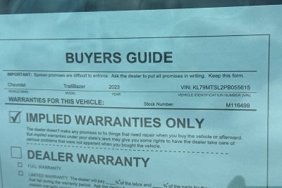 2023 Chevrolet Trailblazer RS