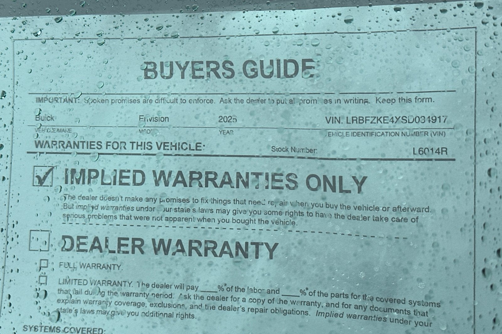 2025 Buick Envision Preferred