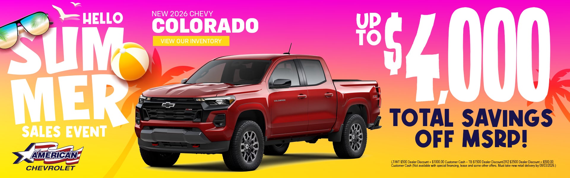 NEW 2026 CHEVY COLORADO Z71