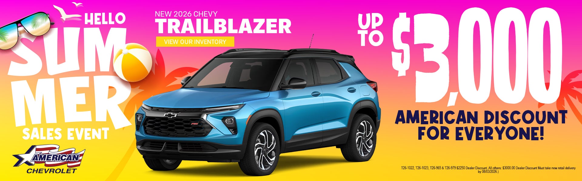 NEW 2026 CHEVY TRAILBLAZER