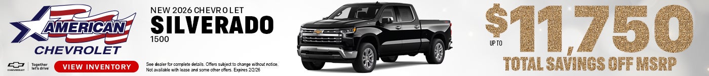 2026 CHEVY SILVERADO 1500