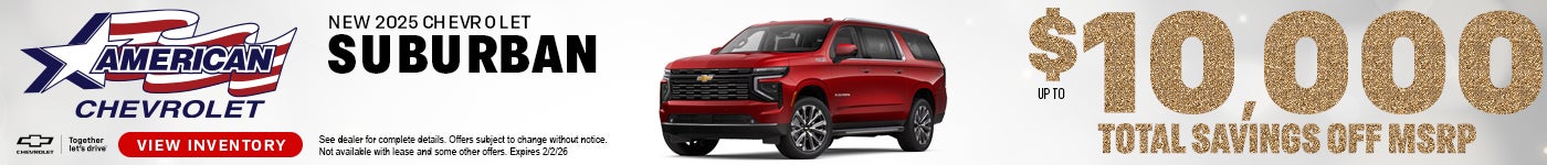 2025 CHEVY SUBURBAN