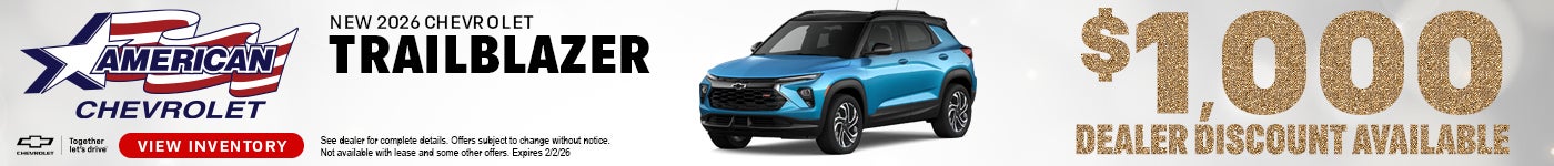 2026 CHEVY TRAILBLAZER
