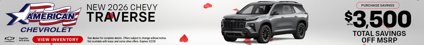 2026 CHEVY TRAVERSE